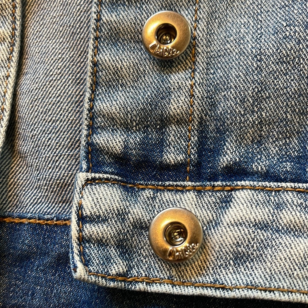 Chiqle Cropped Denim Jacket MEDIUM - Picture 4 of 8